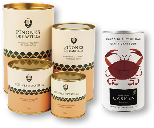 boites rondes en carton pour produit alimentaire