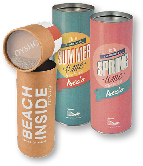 Tubes carton pour espadrilles