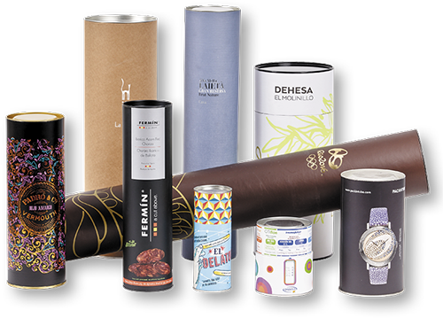 Tubes cartons pour divers produits